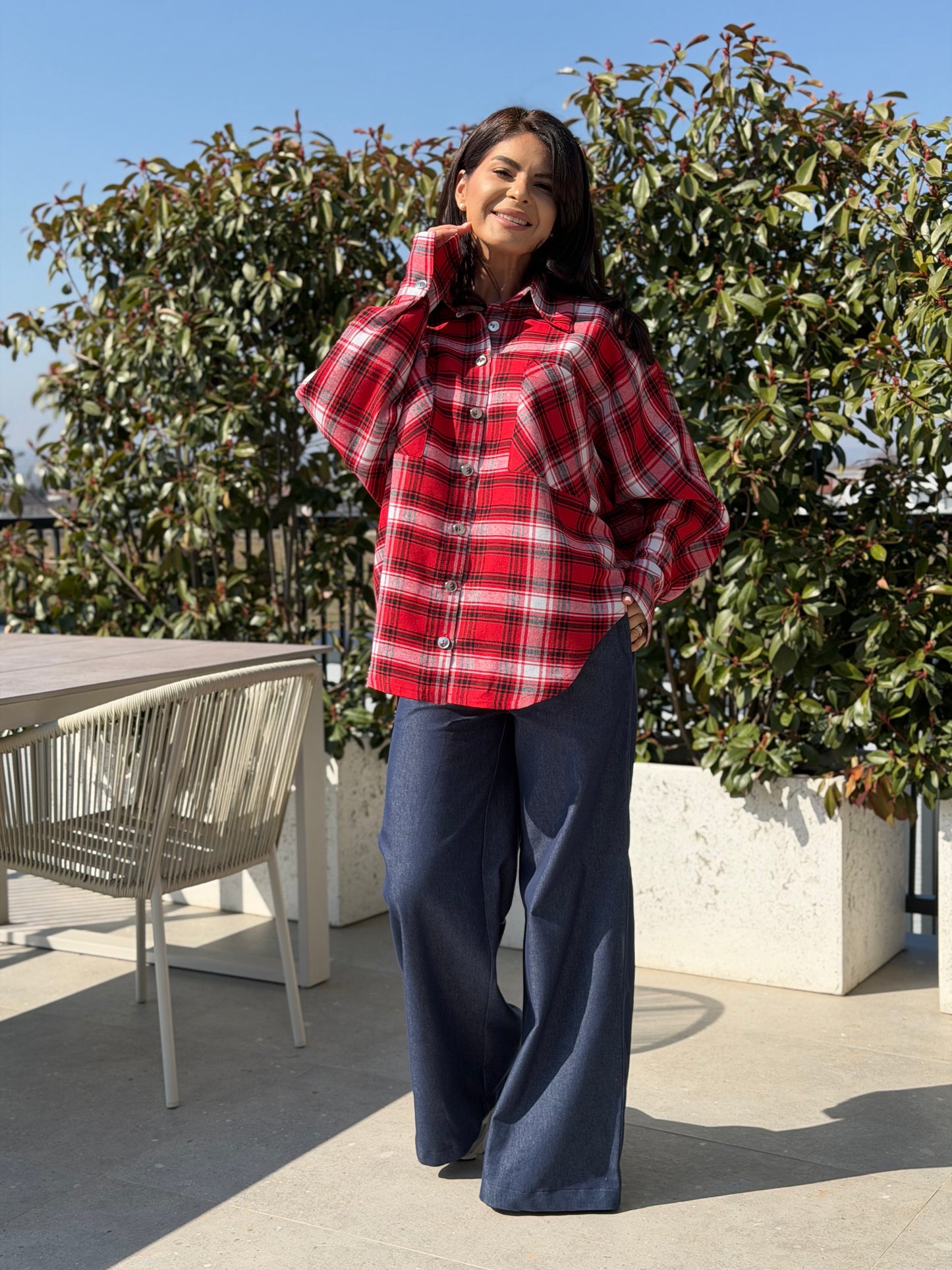 Camasa Oversize - Red