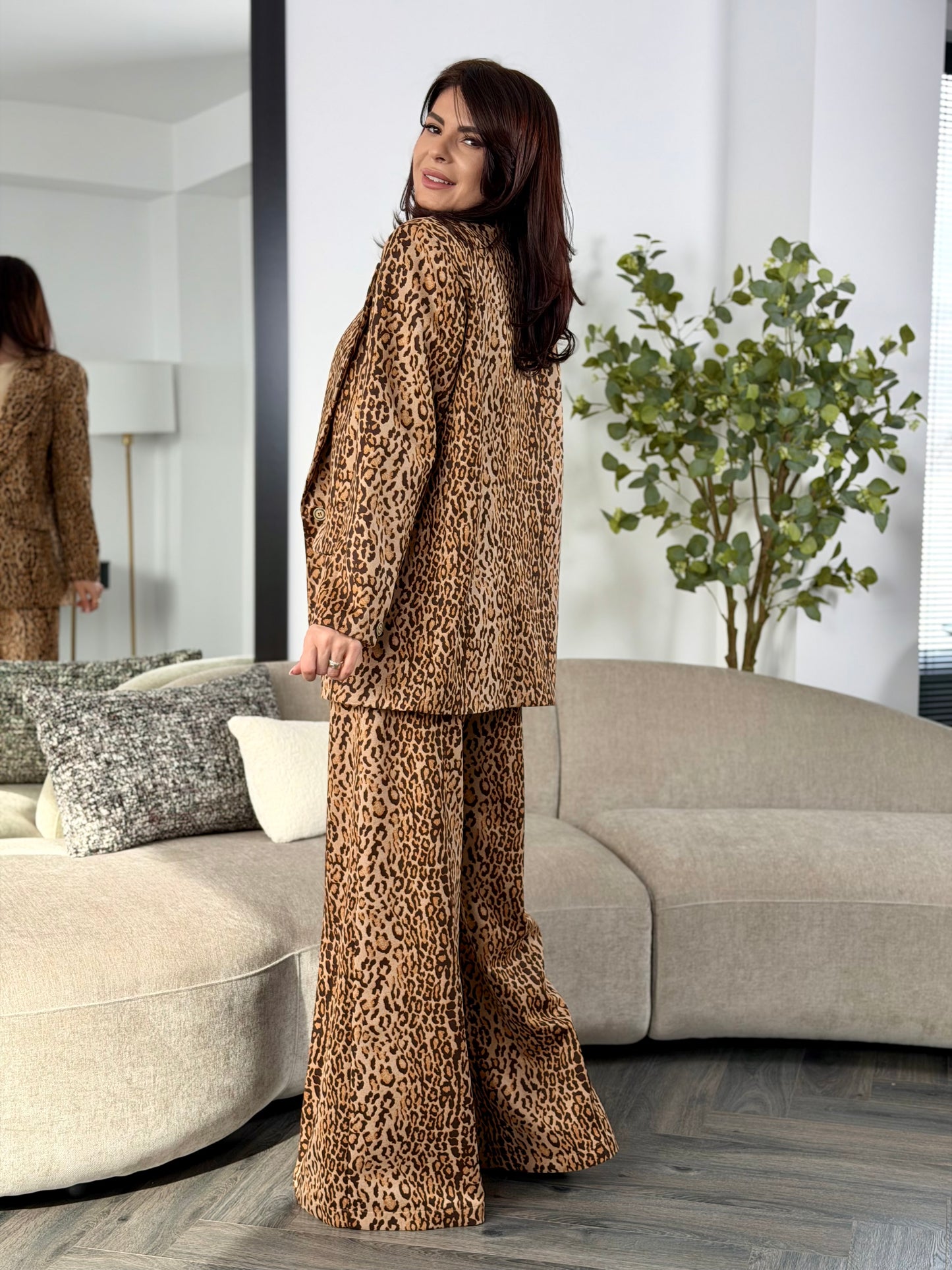 Costum Elizabeth Print - Mini Leopard