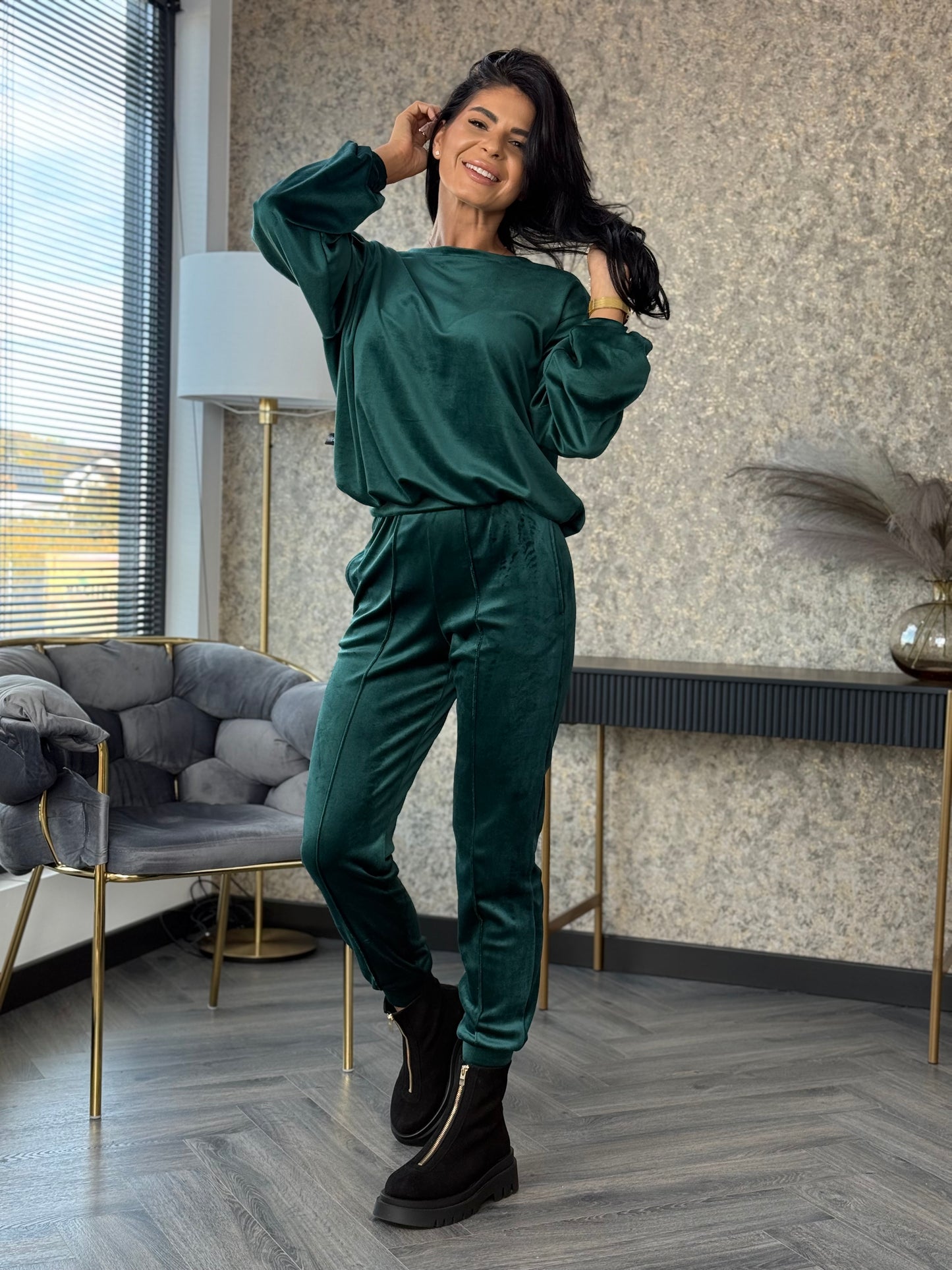 Costum MONA SOFT - Verde Smarald