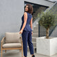 Costum Adelaide - Navy Pinstripes