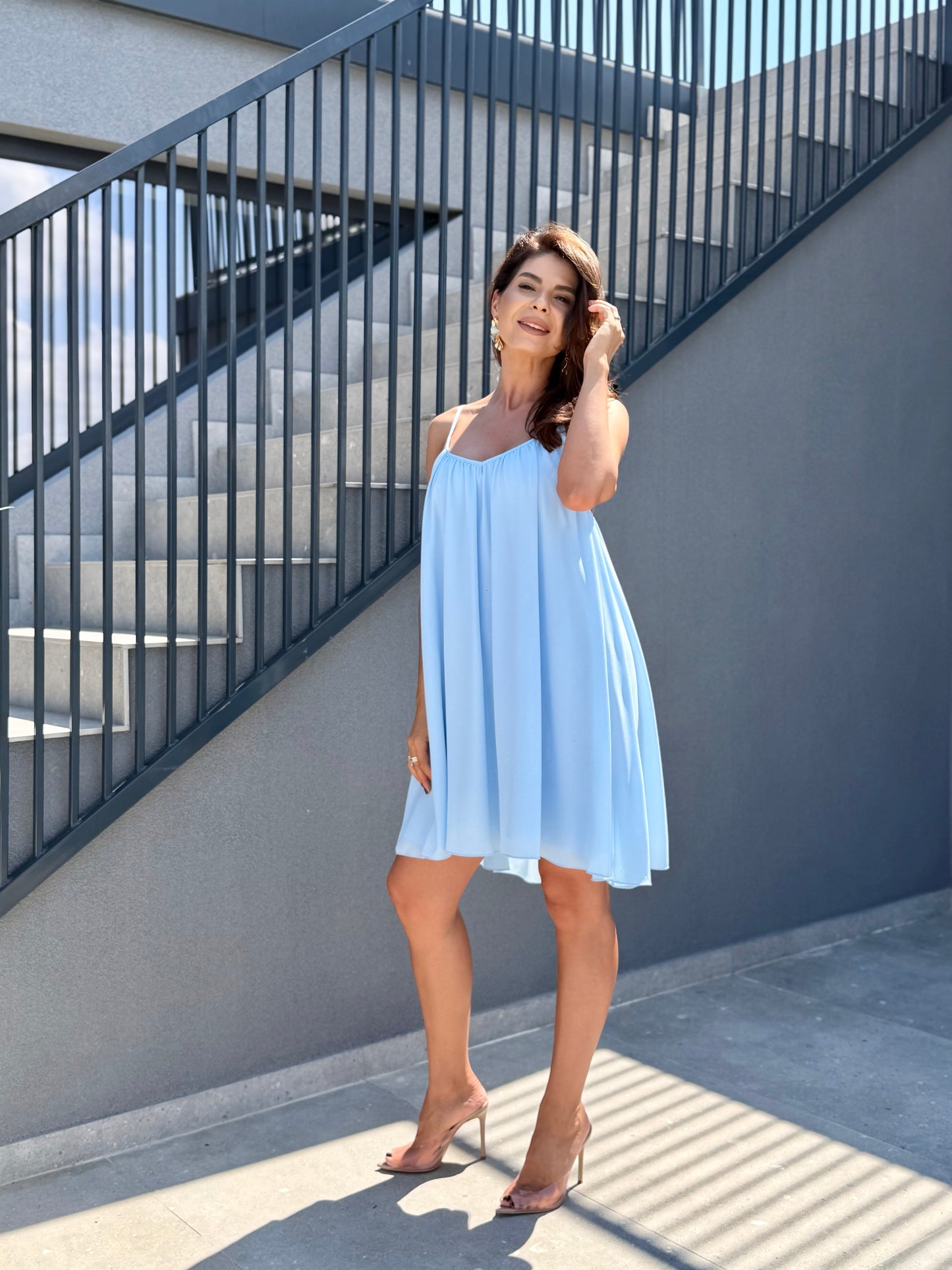 Rochie Voille - Blue