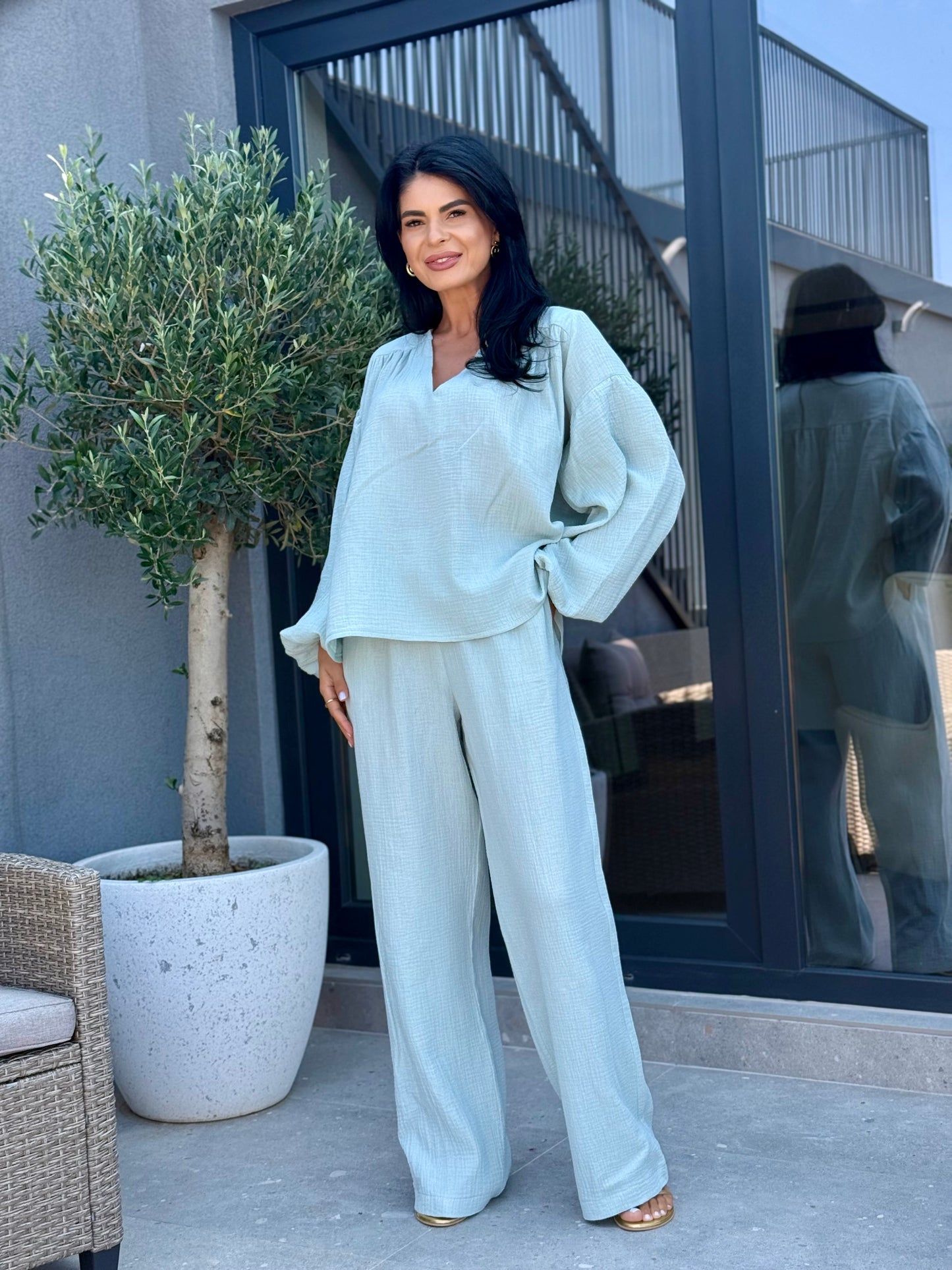 Set Muselina Samara - Menta