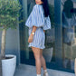 Costum Linea - Dusty Blue