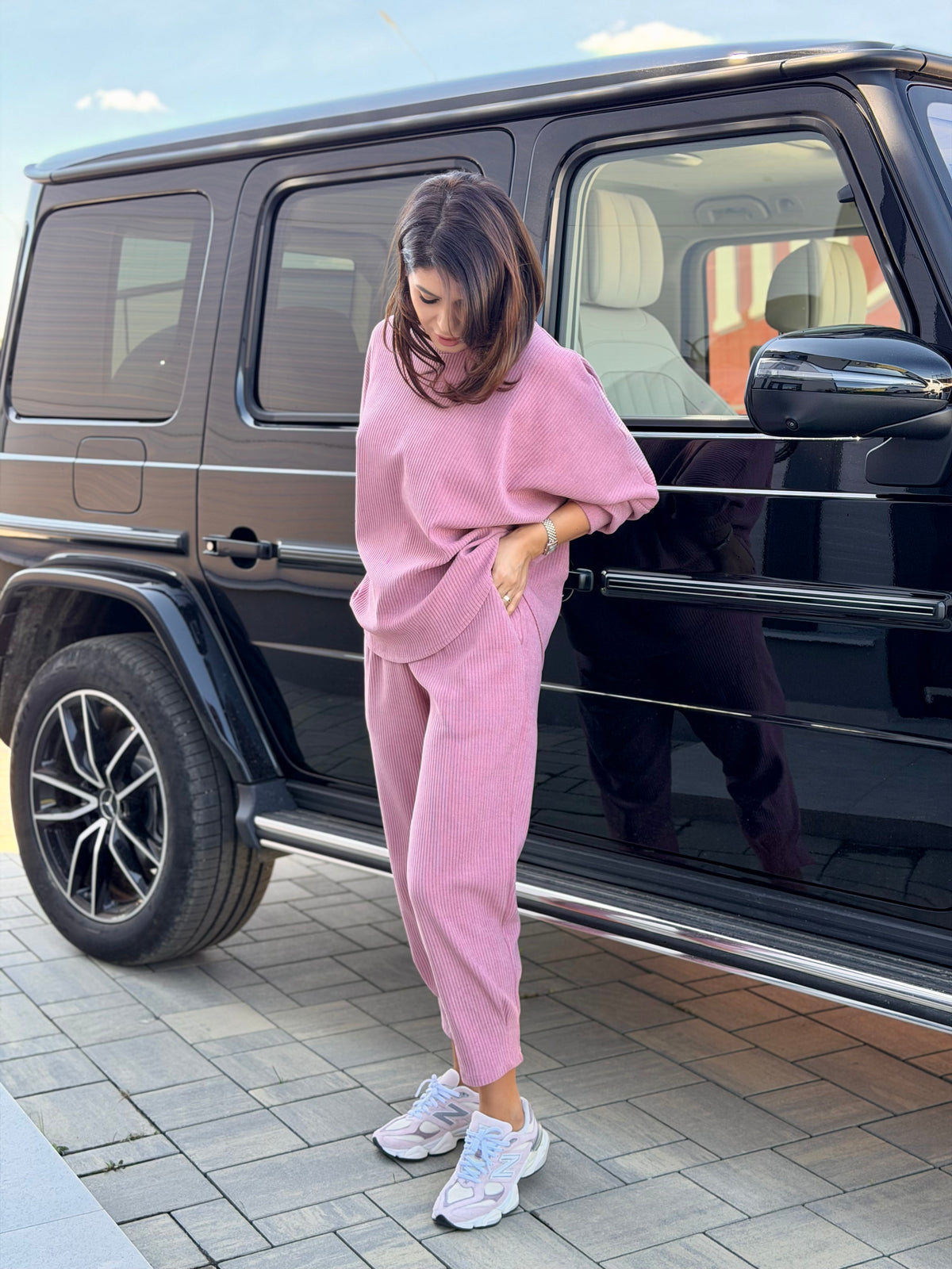 Costum Edith - Powder Pink