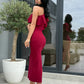 Rochie Soleil - Bordo