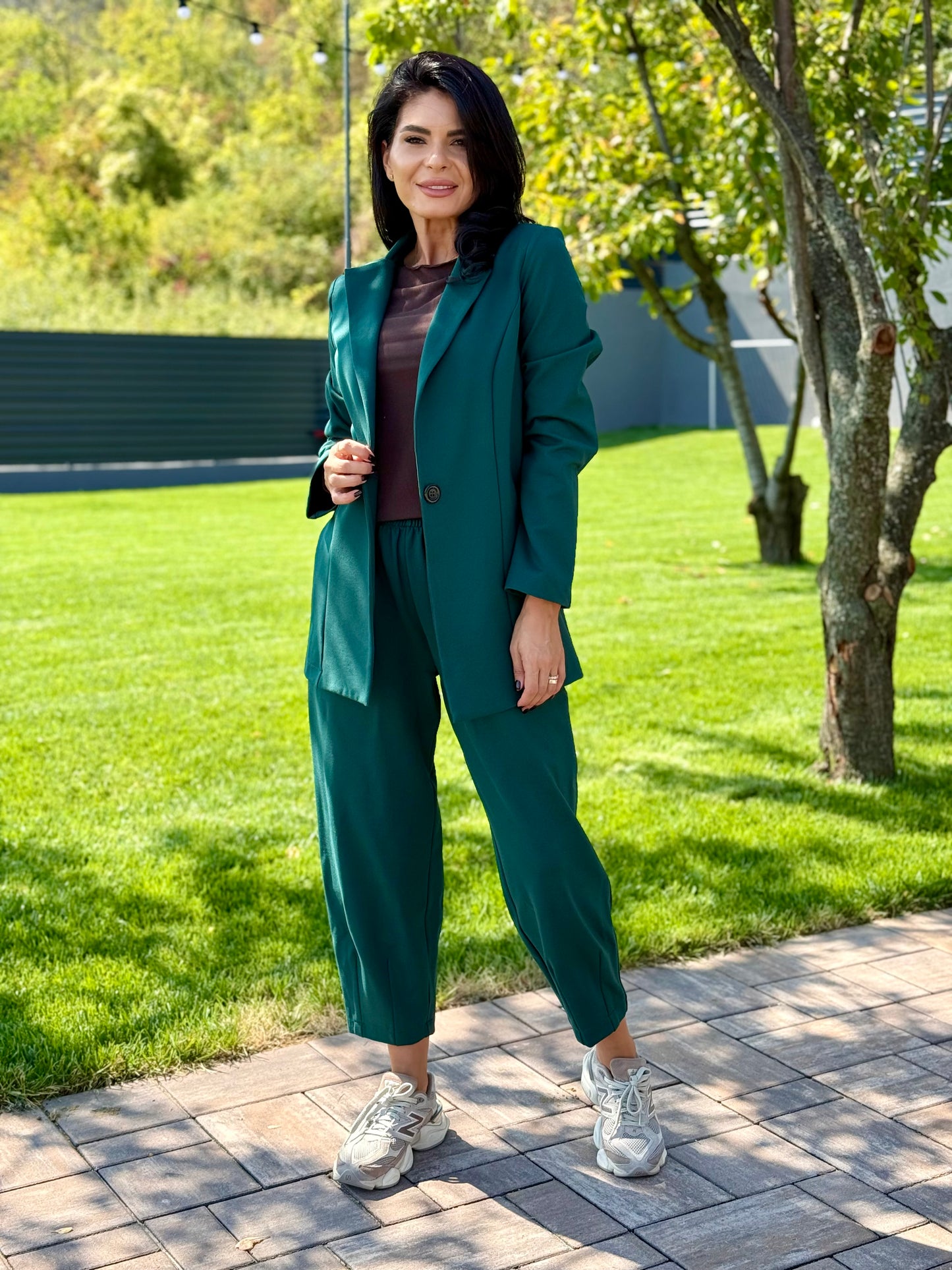 Costum Cezara - Verde Inchis