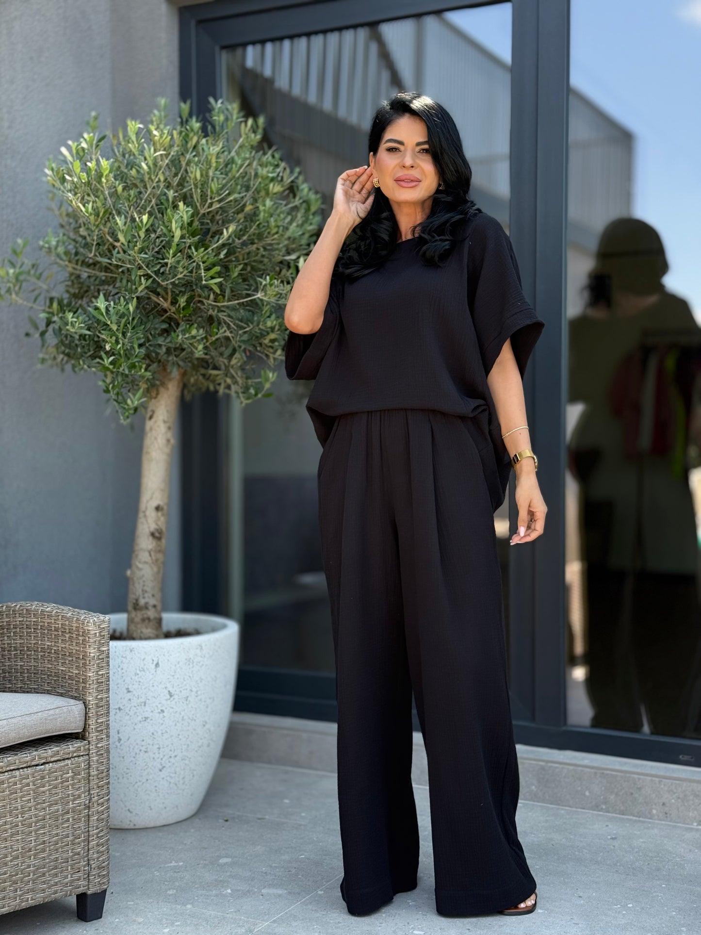 Costum Afrodita - Negru