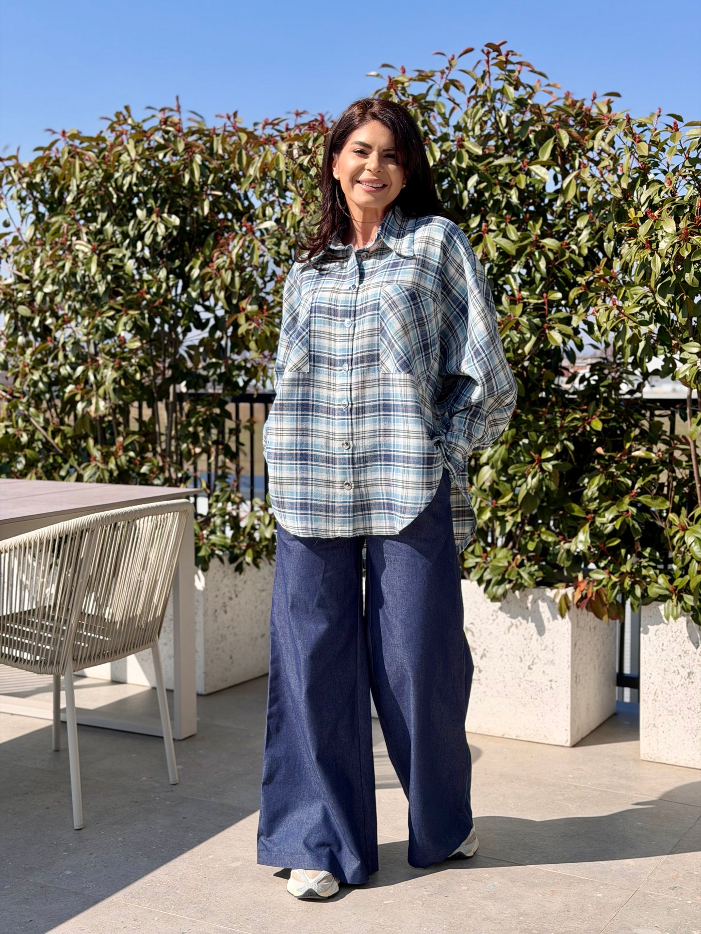 Camasa Oversize - Soft Blue