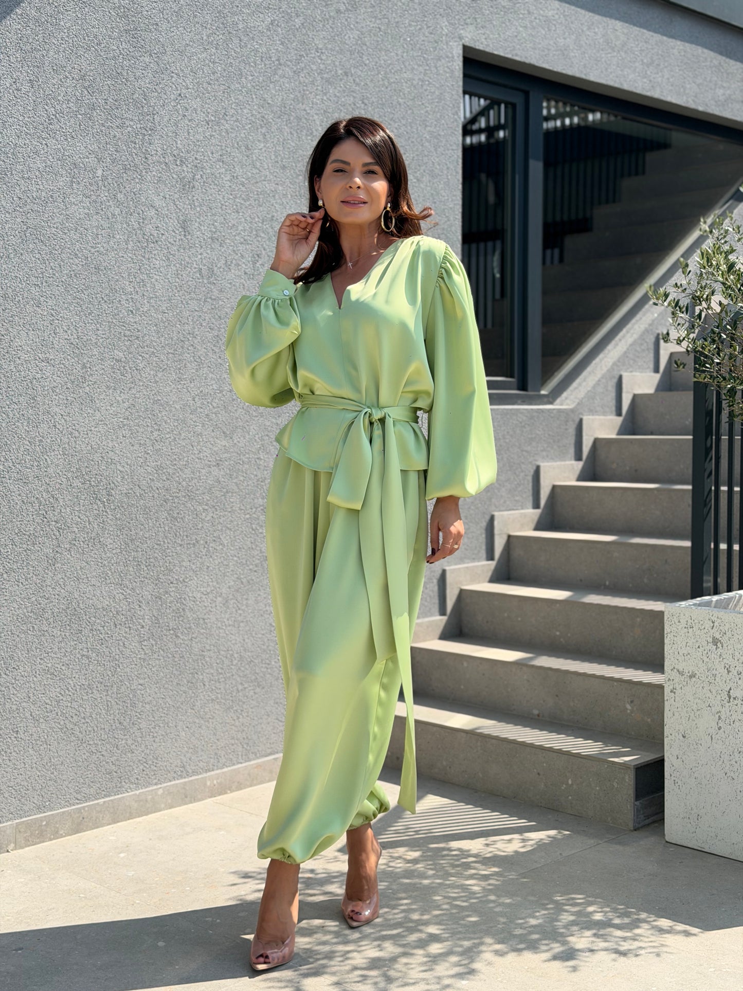 Costum Perla - Soft Pistachio
