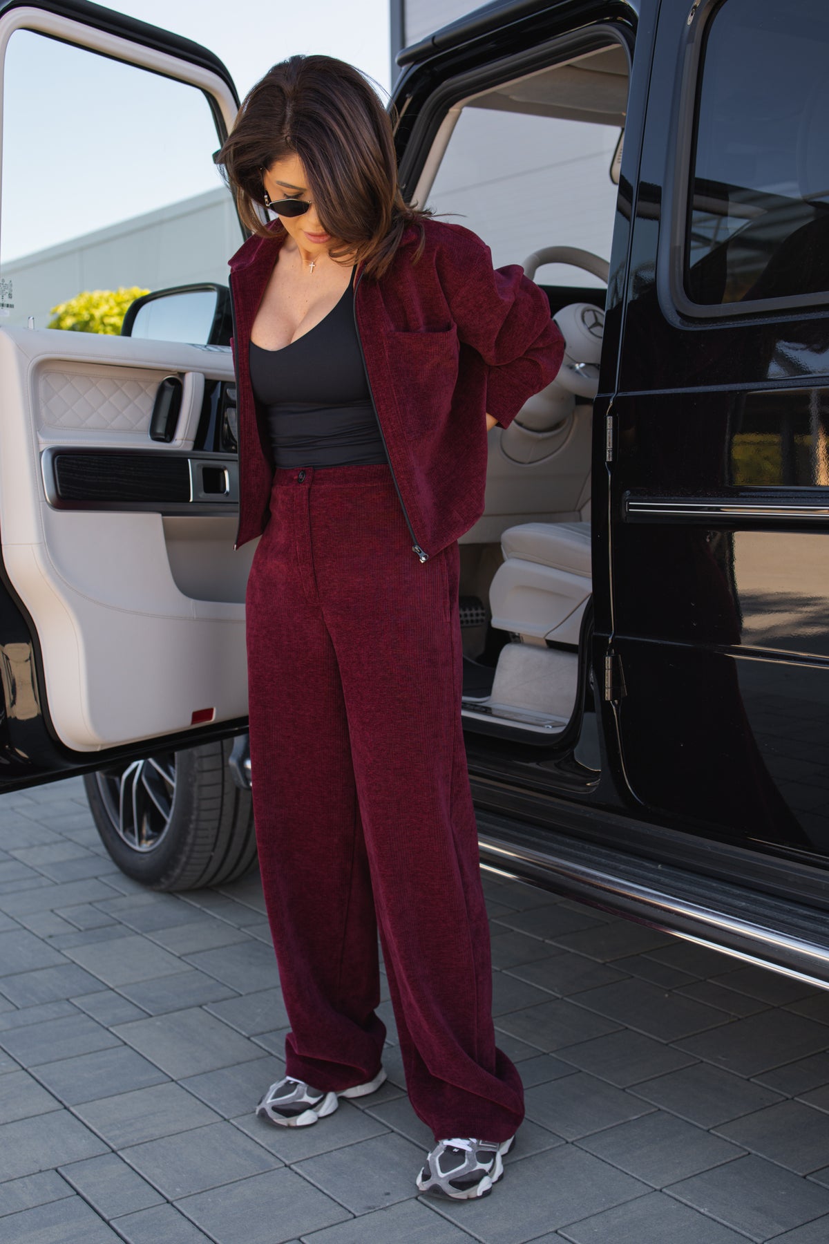 Costum Nessa - Burgundy