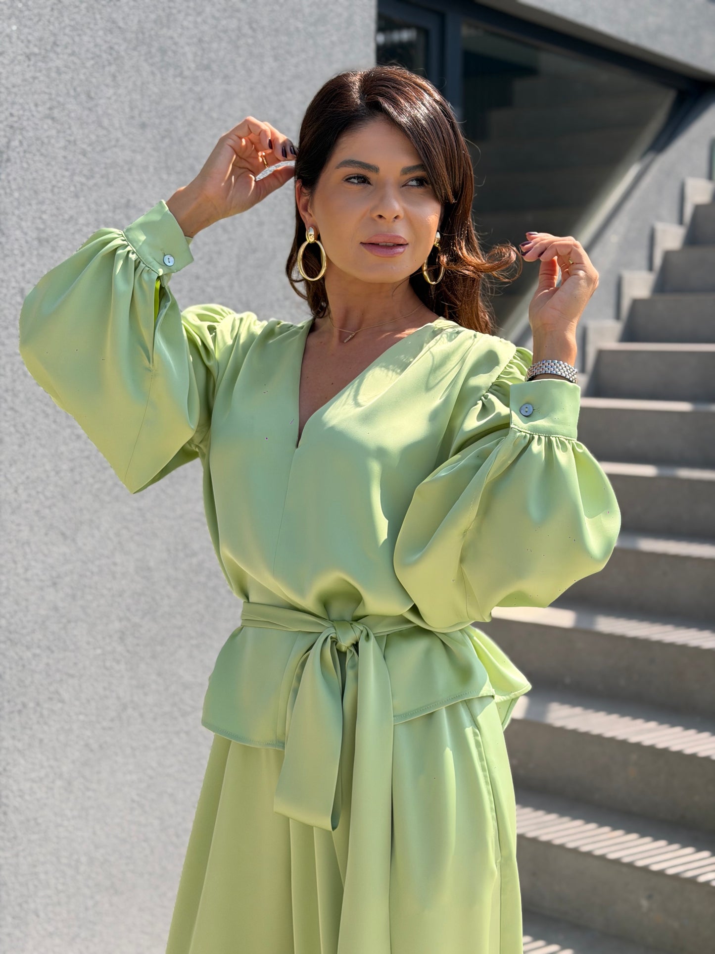 Costum Perla - Soft Pistachio