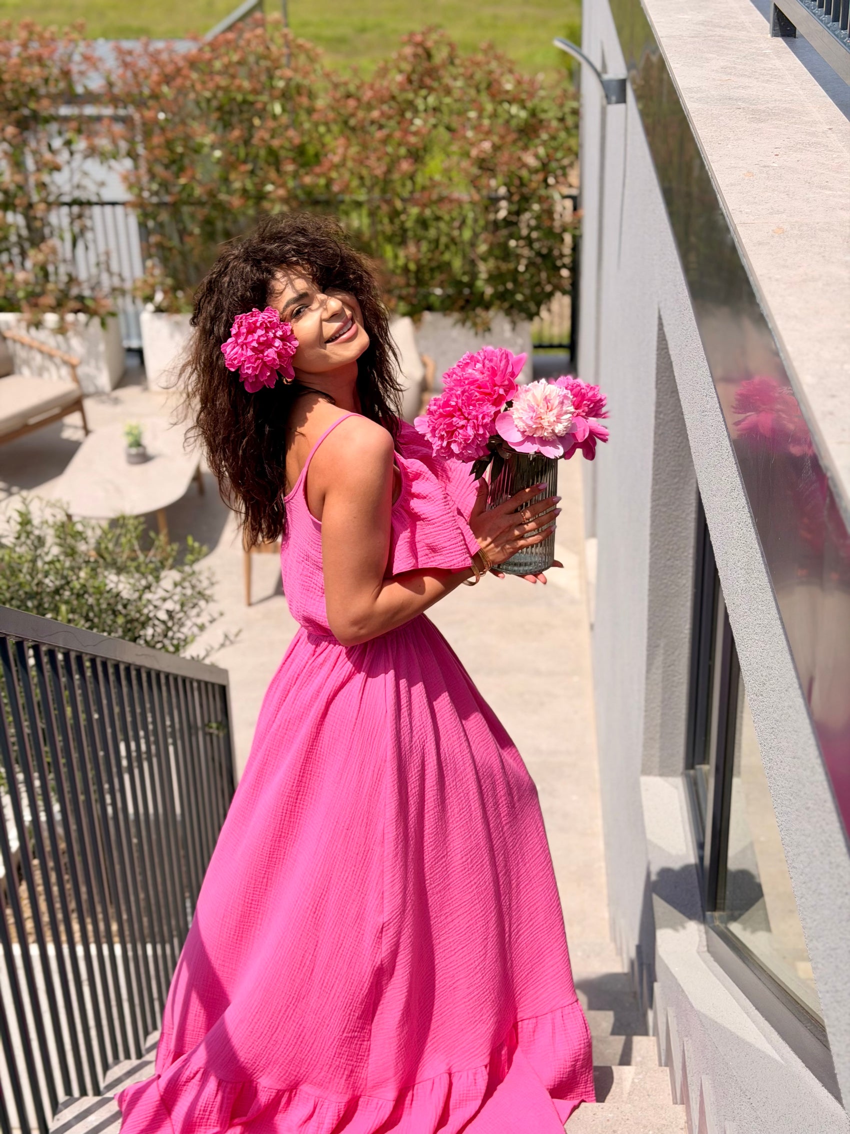 Rochie Rozalia - Fucsia