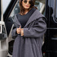 Palton Oversize - Grey Stripes