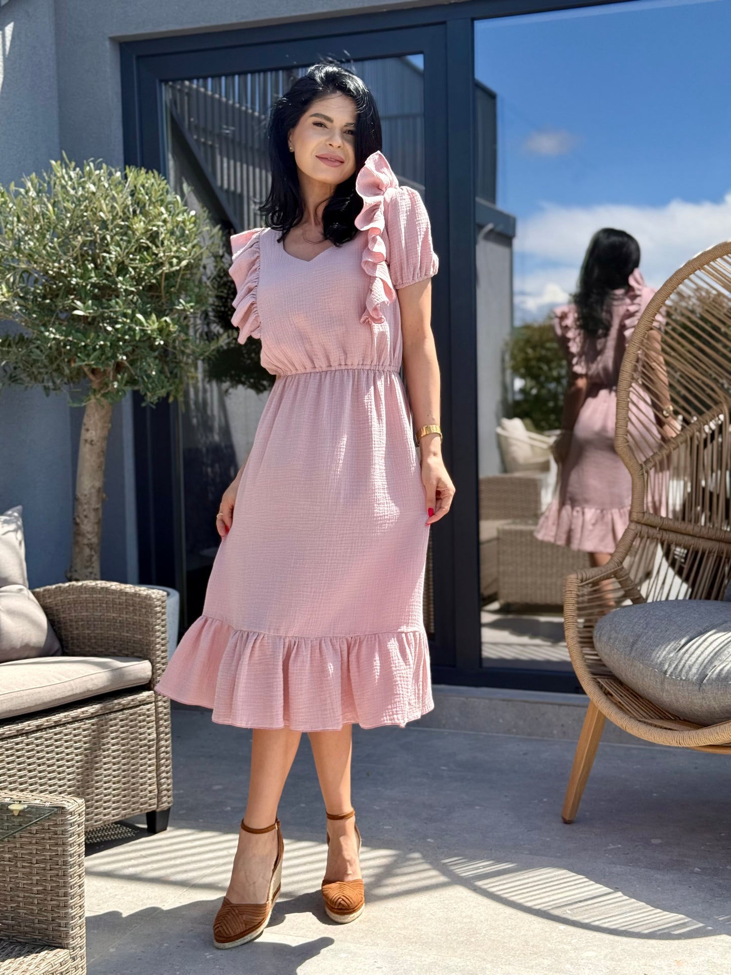 Rochie Serena - Roz Pudra