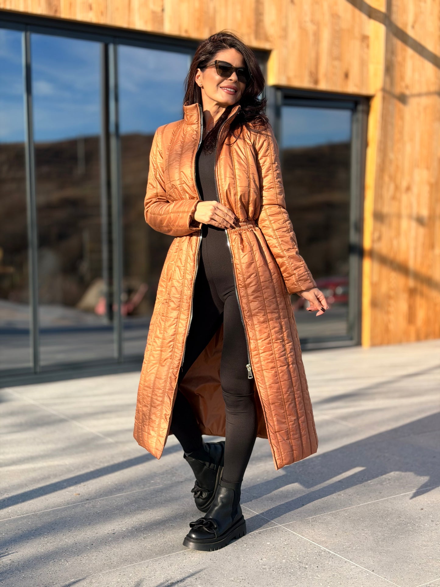 Geaca Rain - Caramel