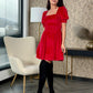Rochie Candy - Festive Scarlet