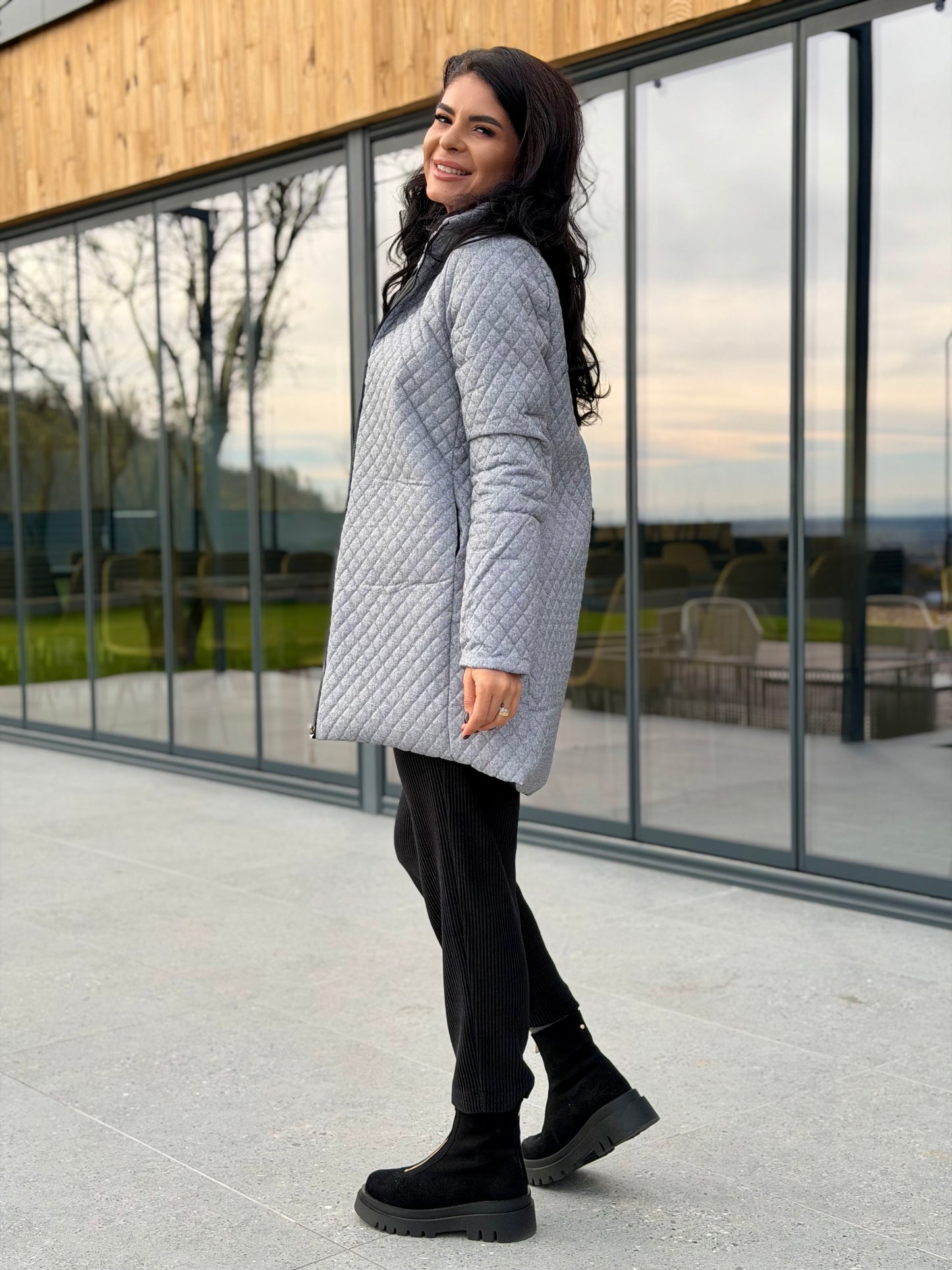 Geaca Amelia - Graphite Grey