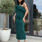 Rochie Soleil - Verde Inchis