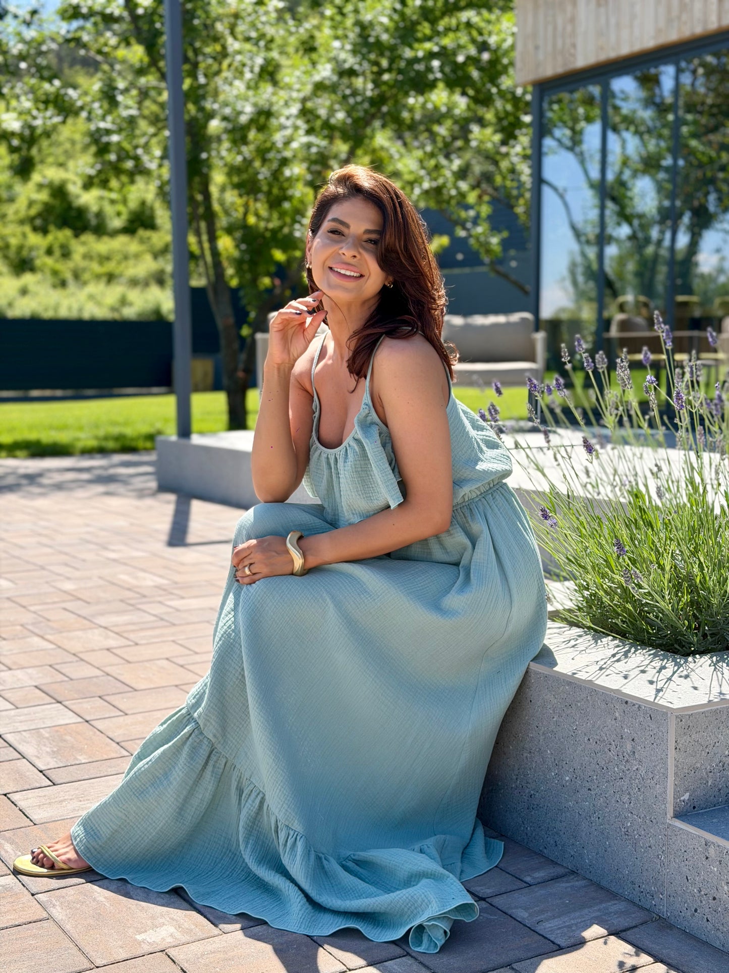 Rochie Rozalia - Sage