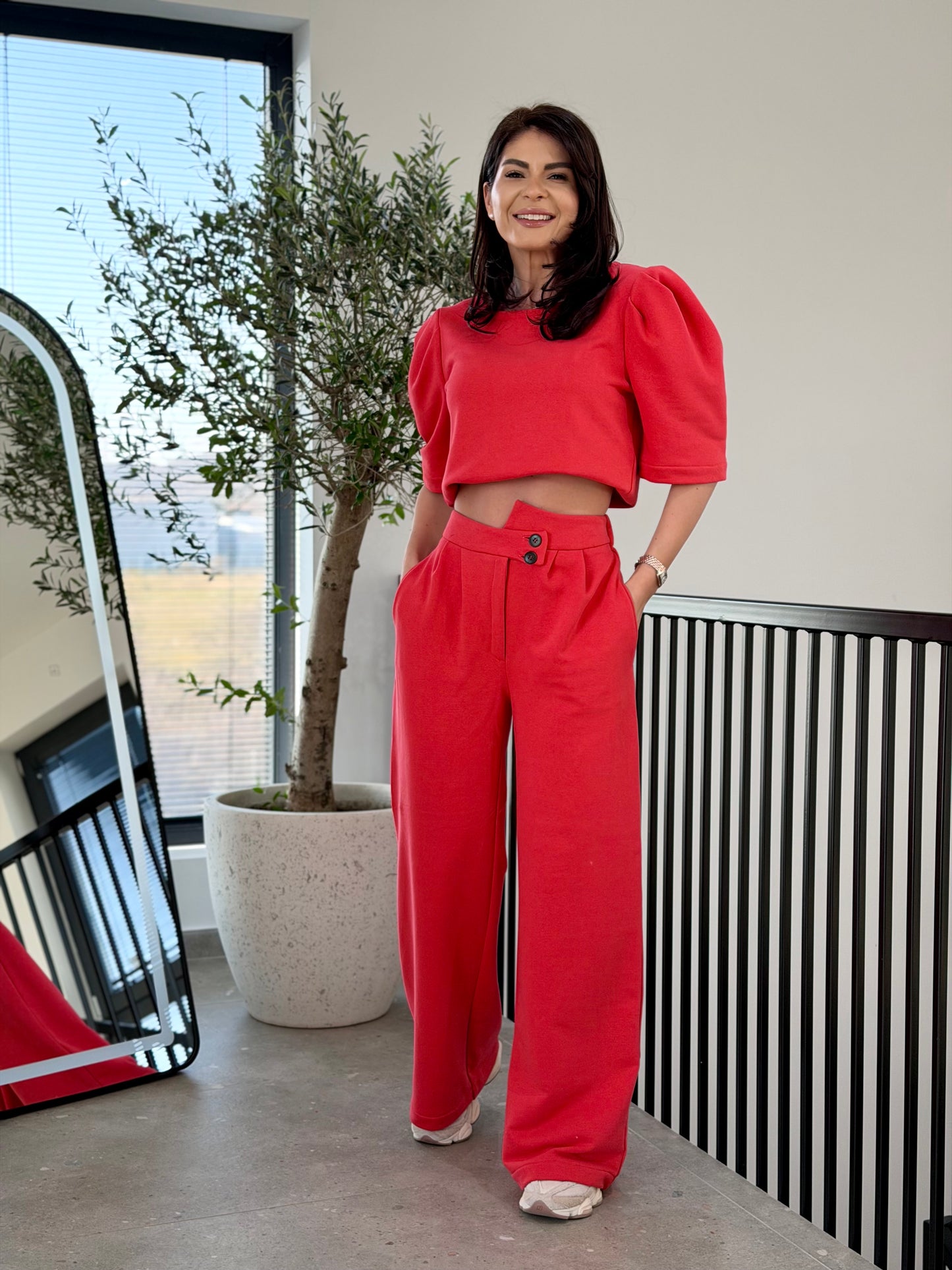 Trening Gray - Sunset Coral