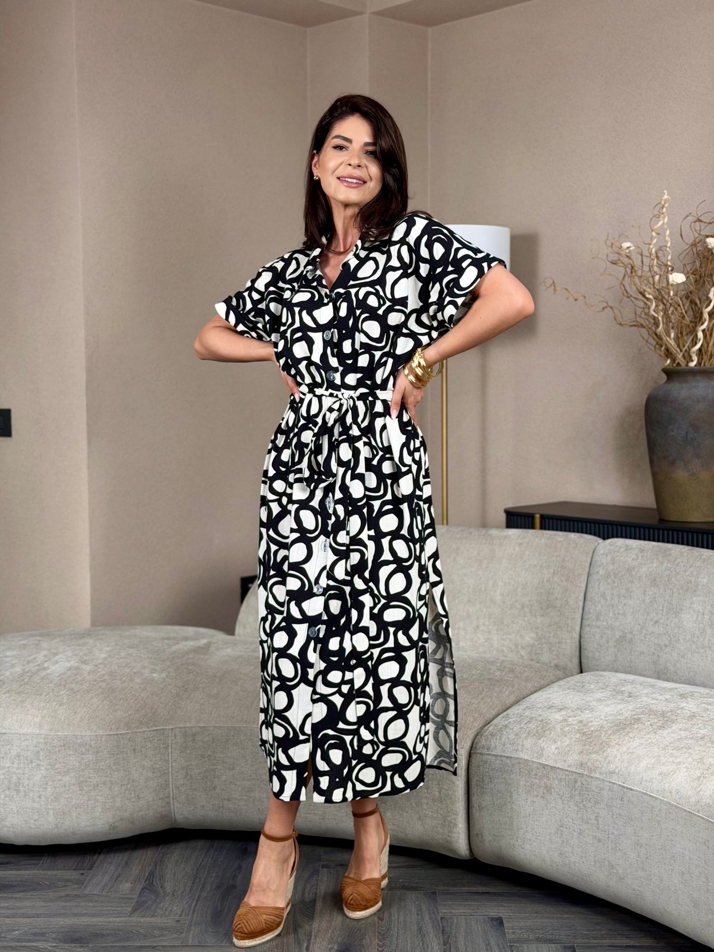 Rochie Cammy - Ivory Noir
