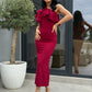 Rochie Soleil - Bordo