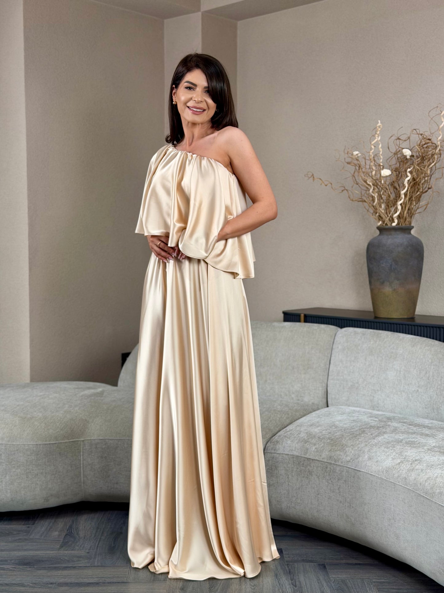 Rochie Karissa - Golden Nude