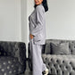 Costum Clarisa - Gray White