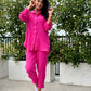 Set Muselina Nika - Fucsia