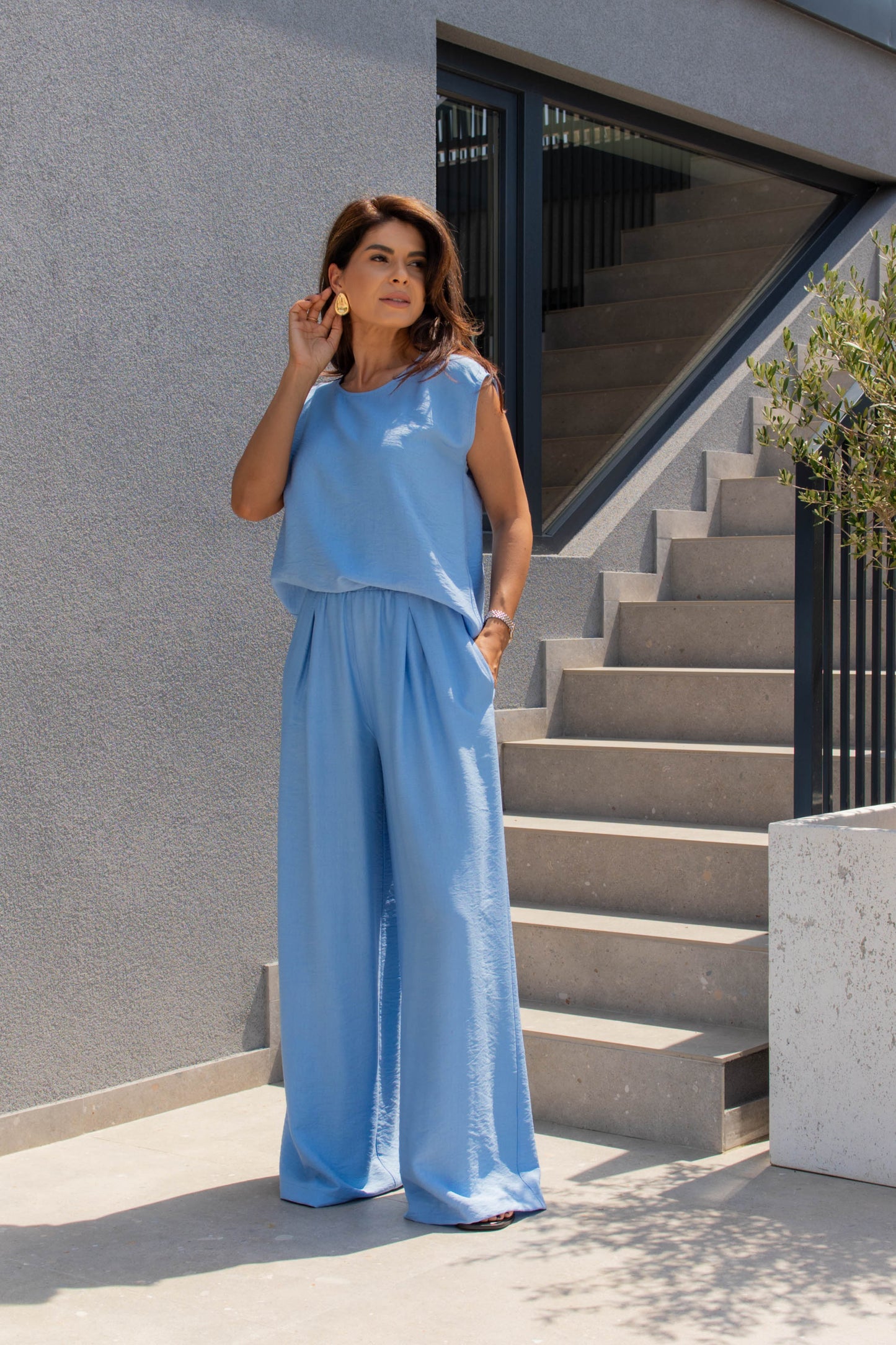 Costum Zinnia - Baby Blue