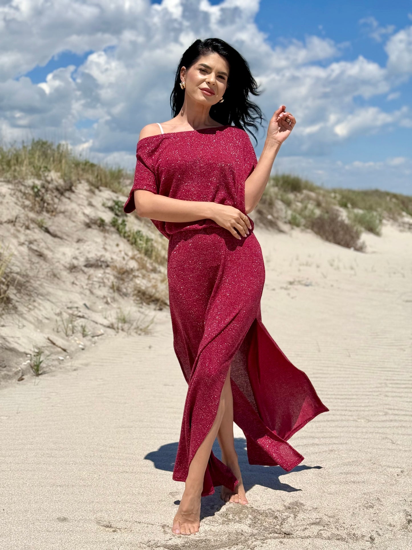Rochie Sahara - Bordo