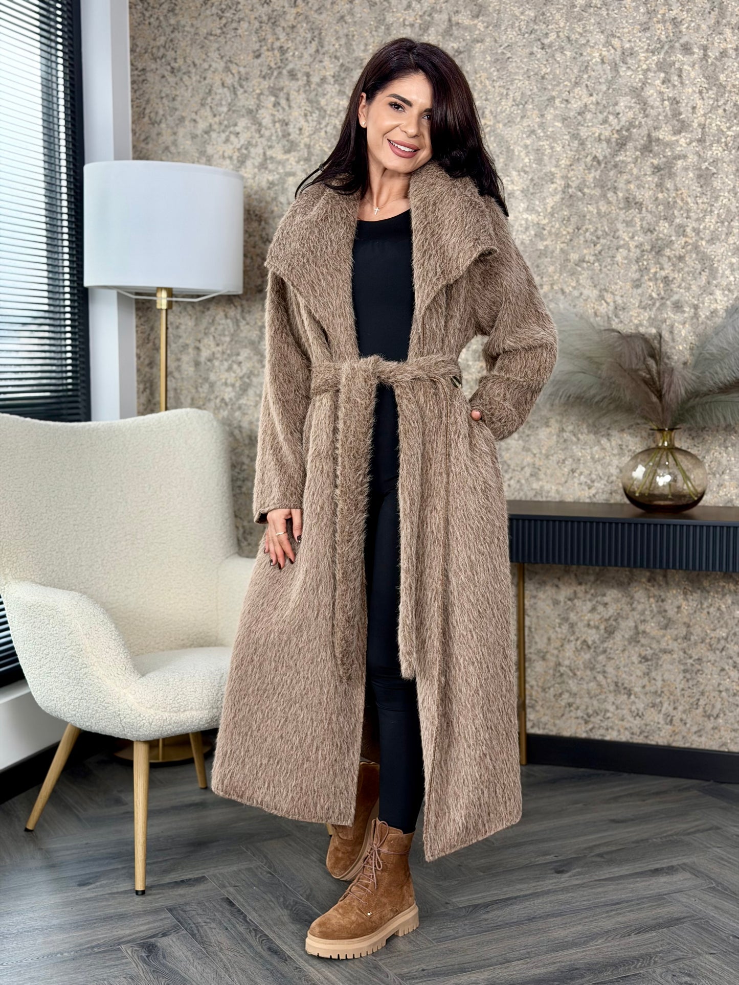 Palton Luvia - Mocha Sand