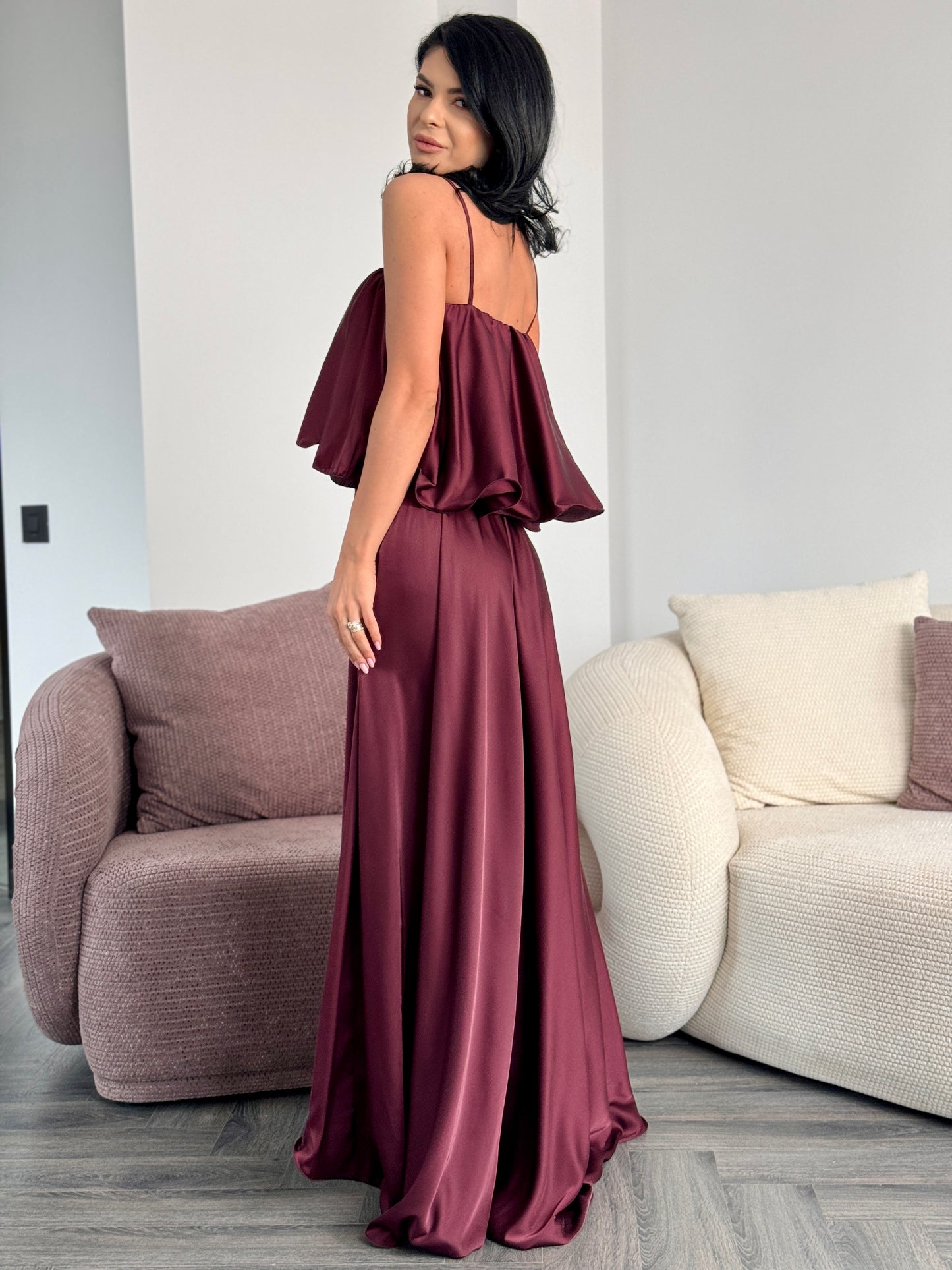 Rochie Luz - Bordo