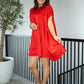 Rochie Bellagio - Coral Red