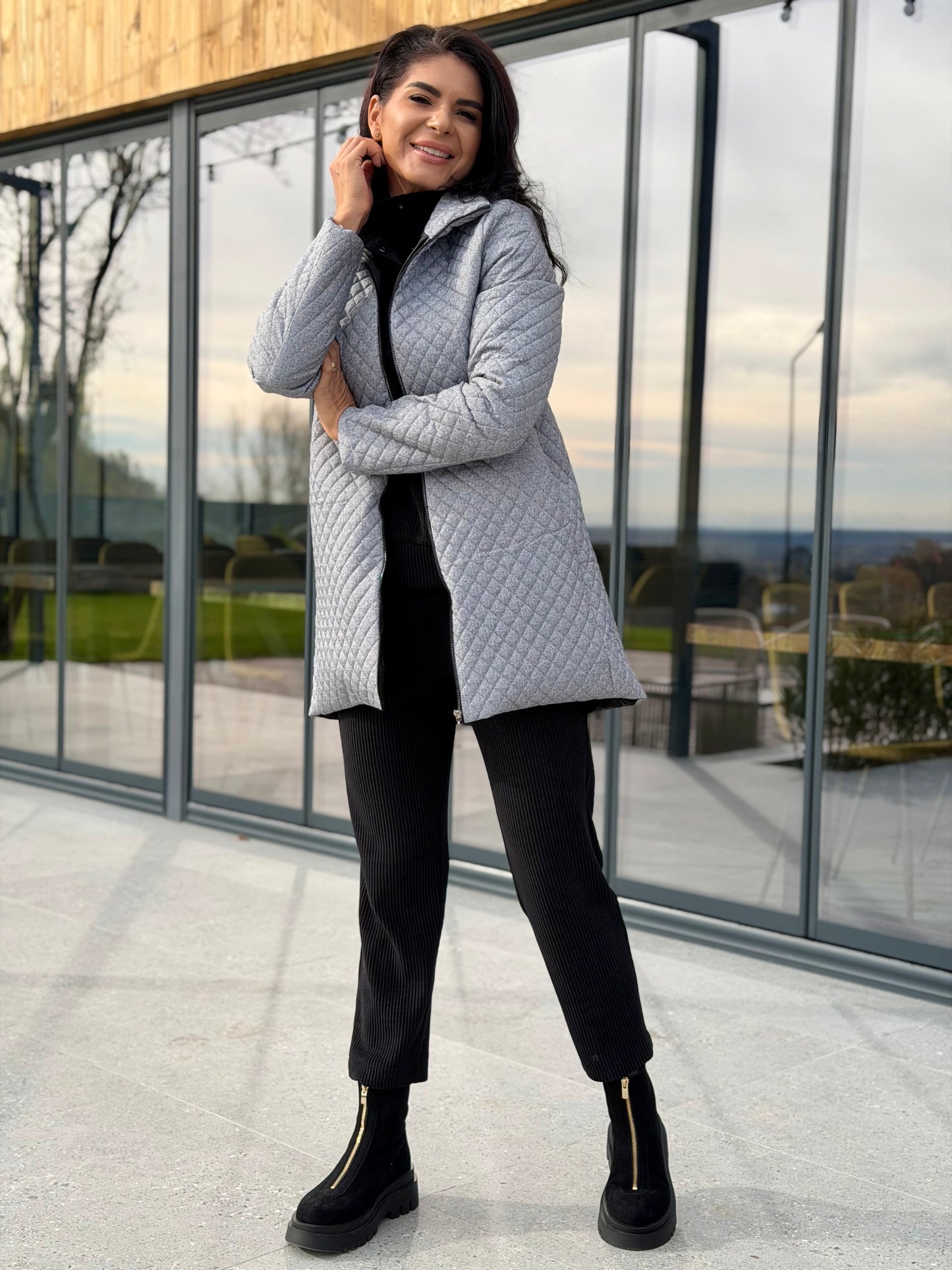 Geaca Amelia - Graphite Grey