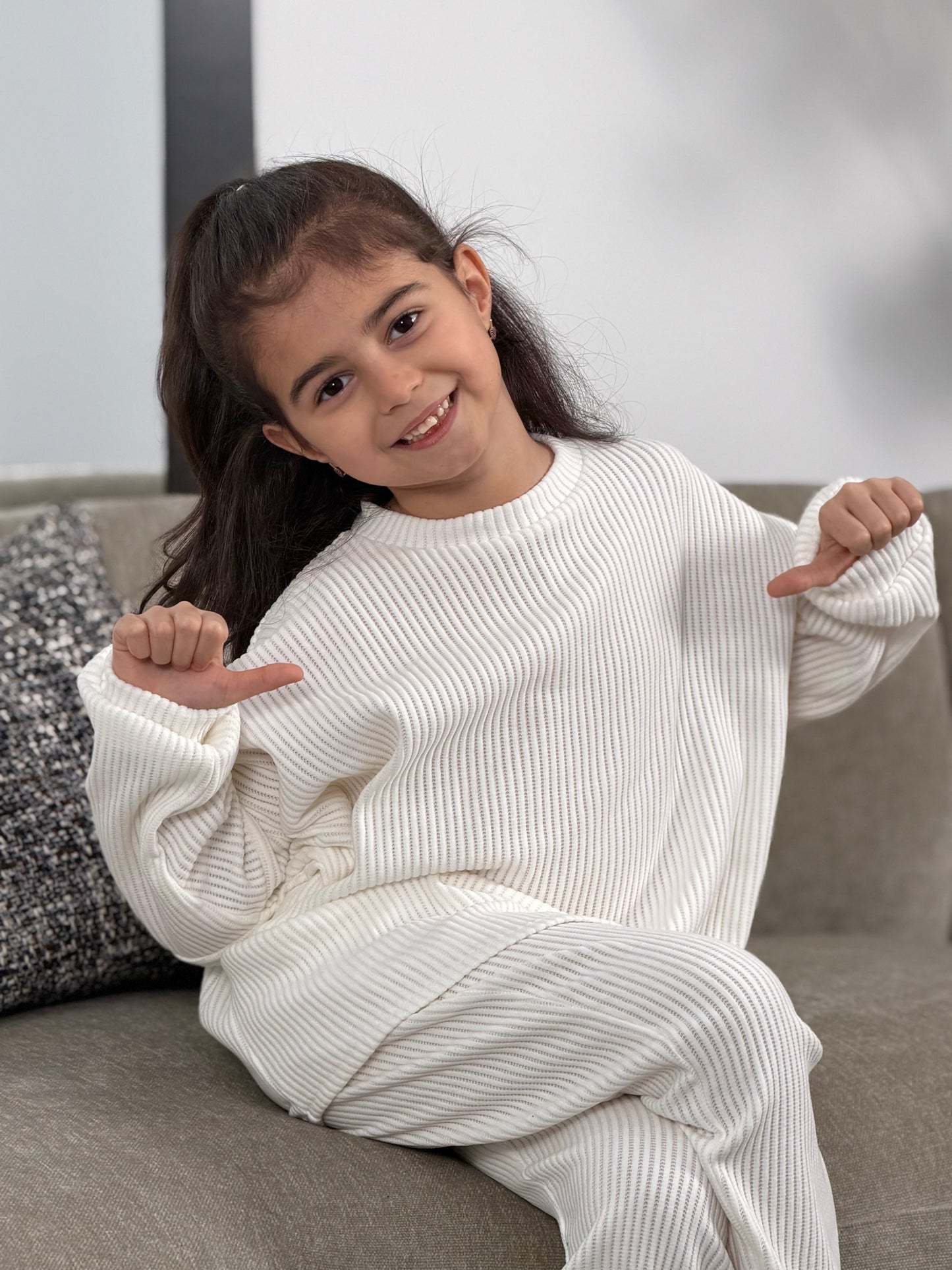 Costum Mini Edith - Alb