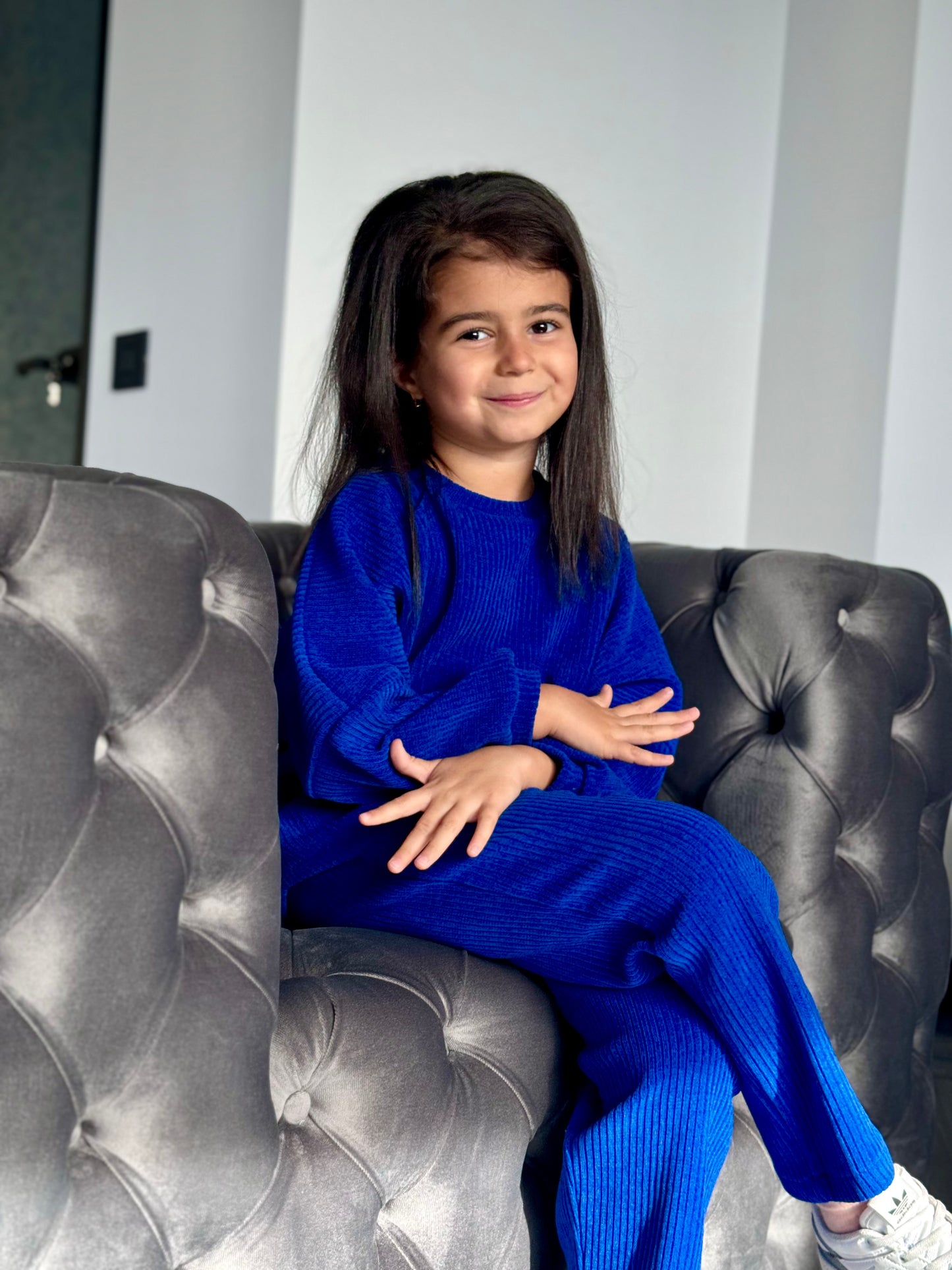 Costum Mini Edith - Albastru Electric