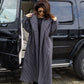 Palton Oversize - Grey Stripes