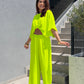 Costum Albba - Verde Neon