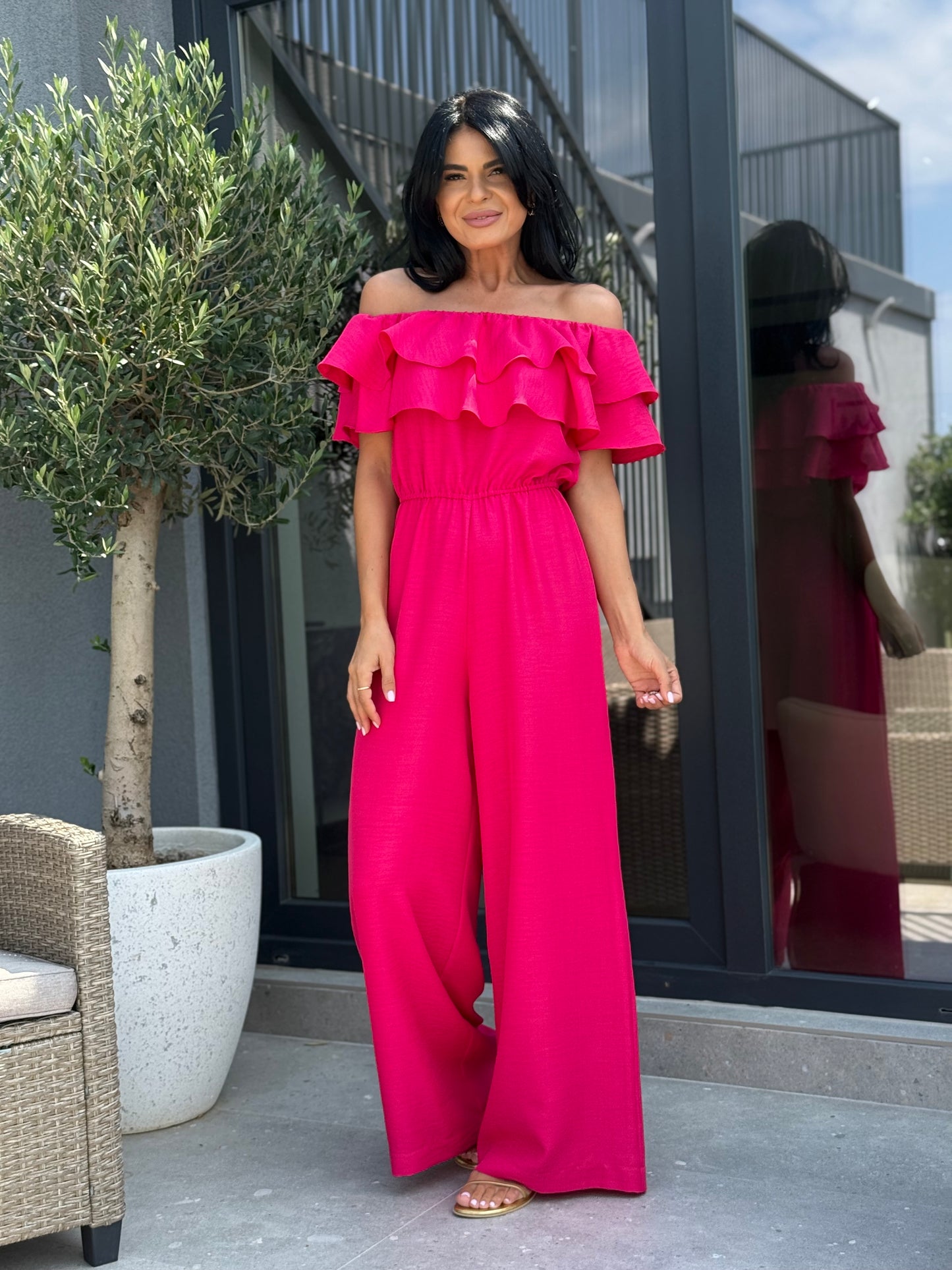 Salopeta Anika  - Fucsia