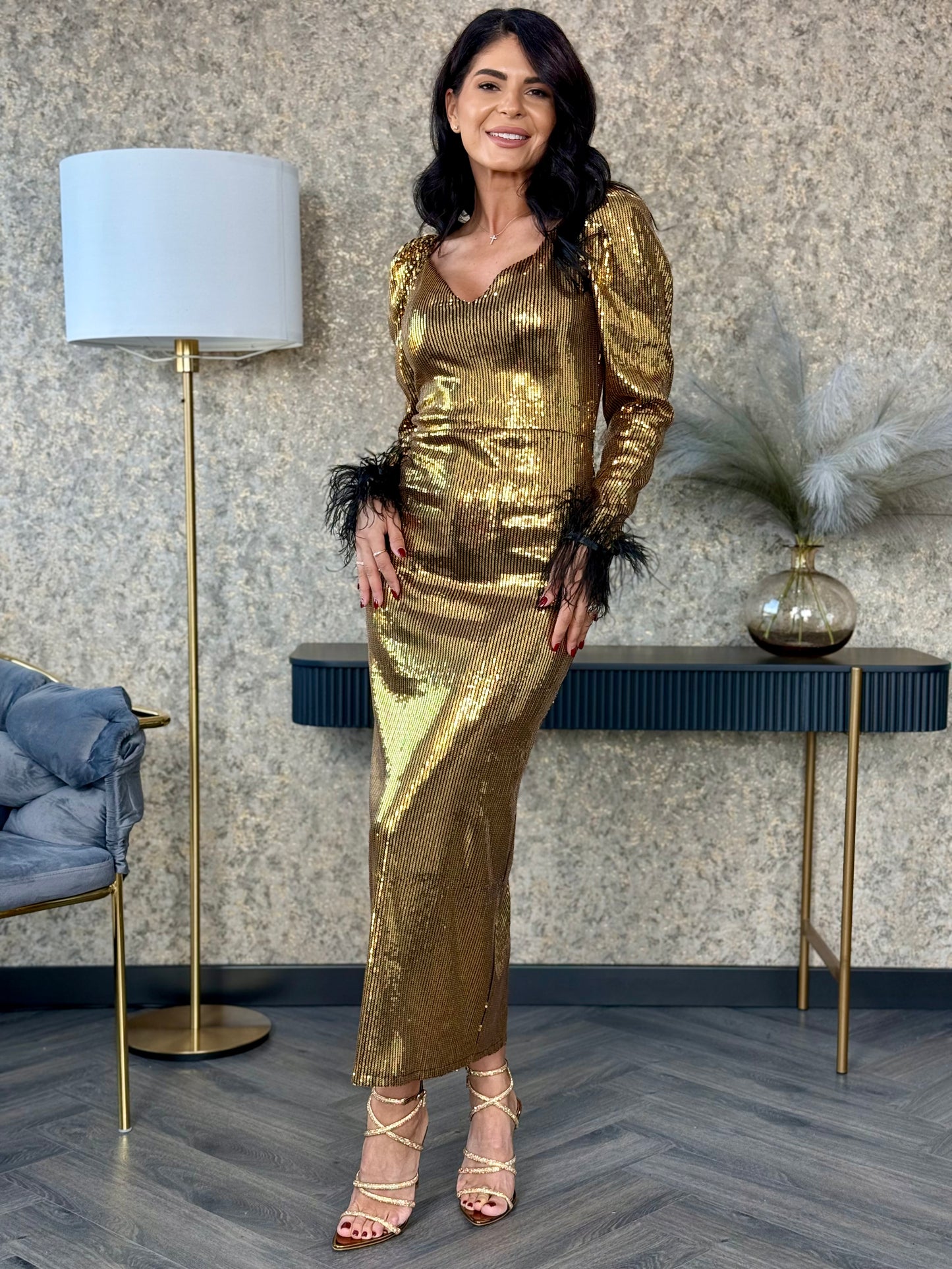 Rochie Elizabeth - Gold