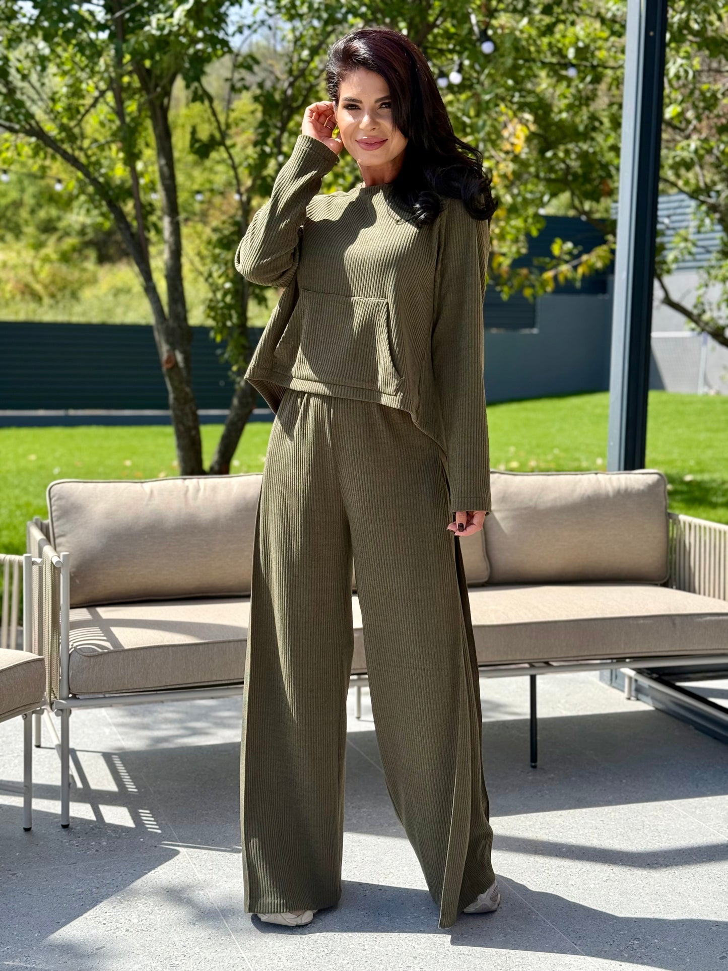 Set Reiat Yoana - Kaki