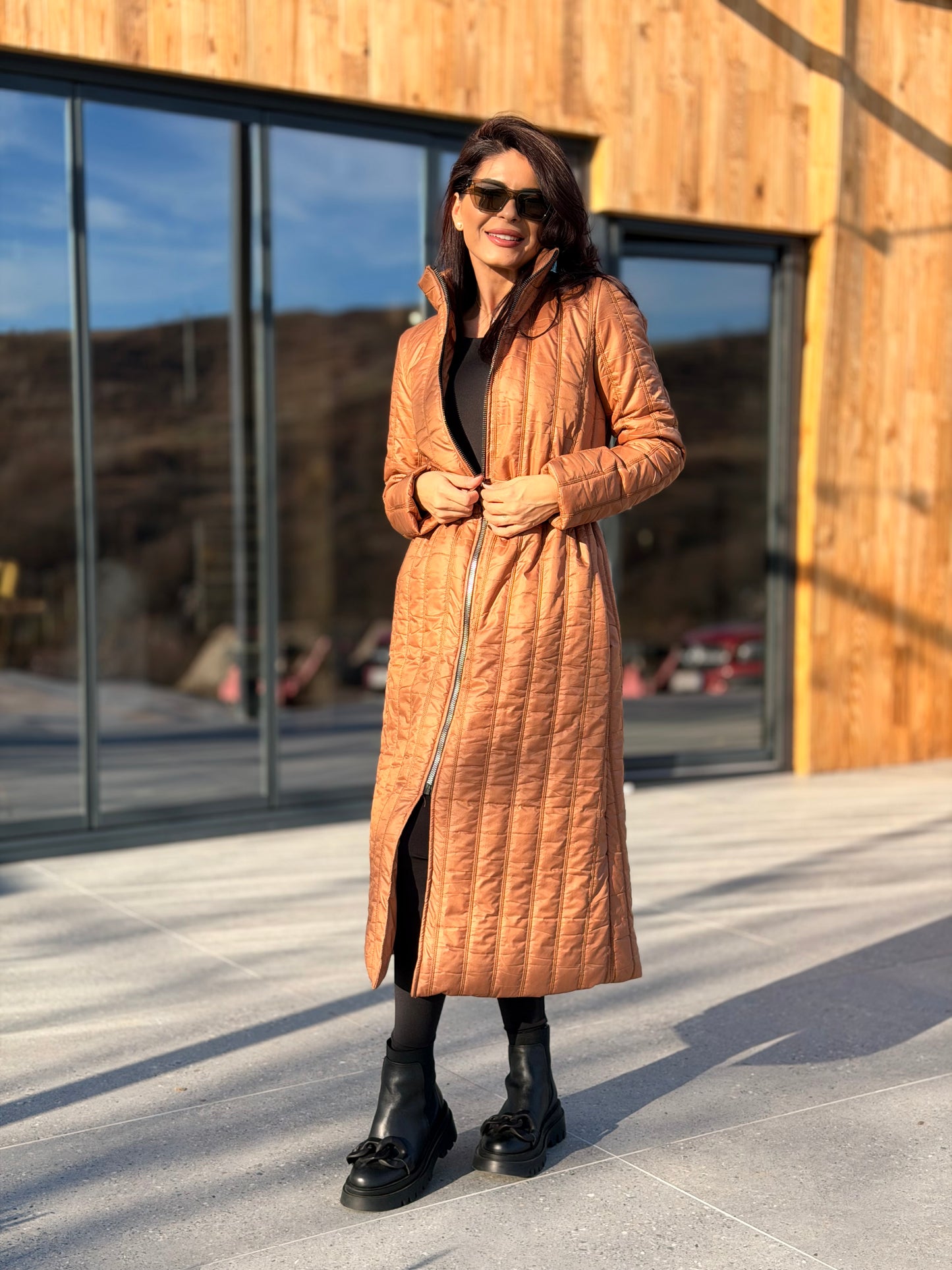 Geaca Rain - Caramel