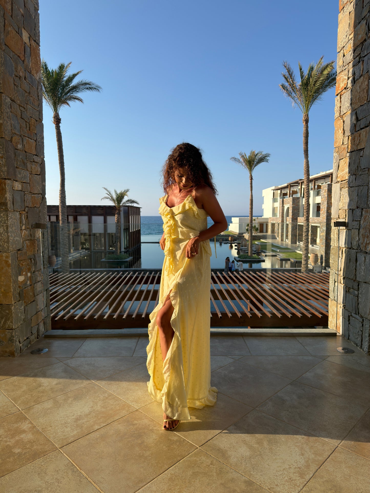 Rochie Casandra - Banana Yellow