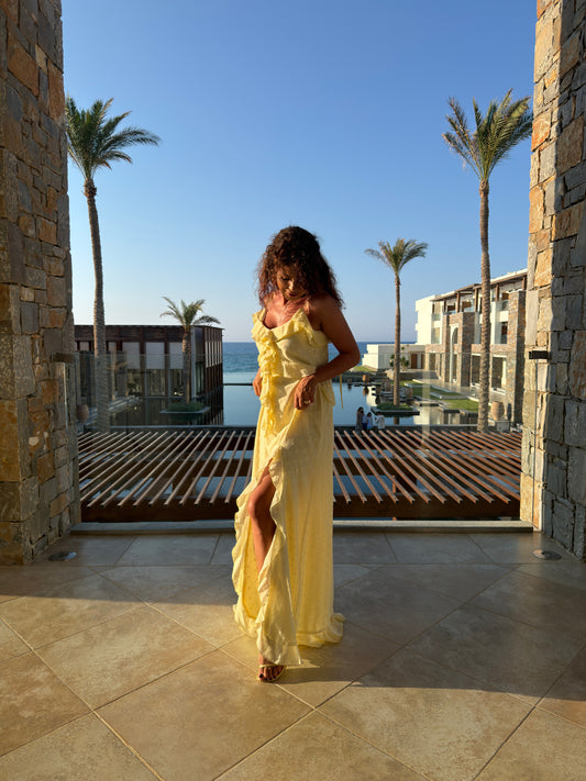 Rochie Casandra - Banana Yellow