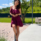 Rochie Natalia - Deep Amethist