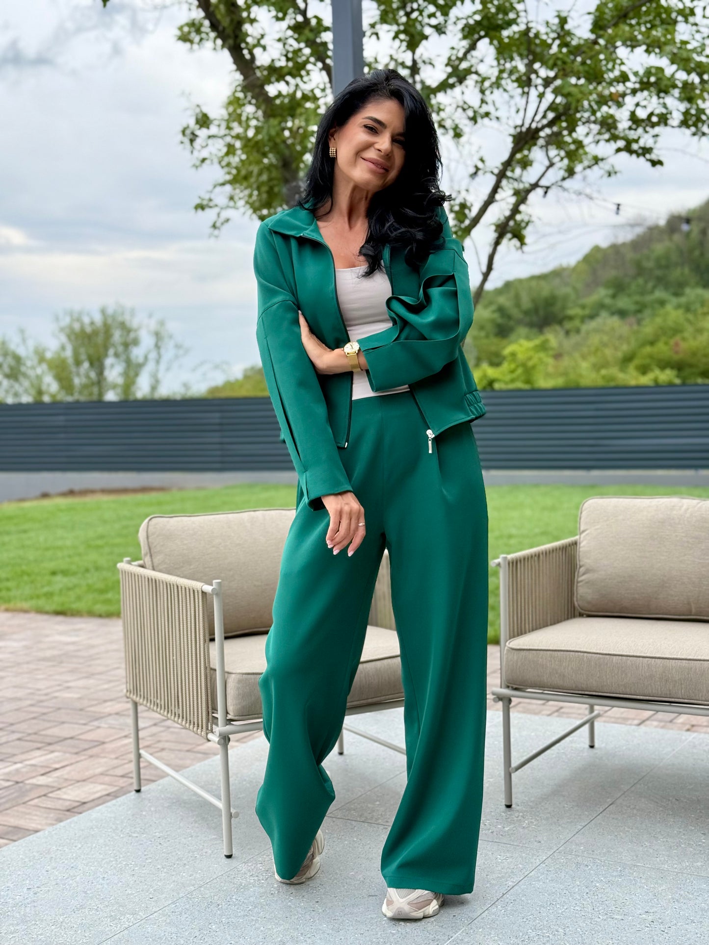 Costum Celena - Verde Inchis