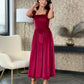 Rochie Candy Long - Merlot Shine