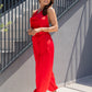 Set Cleopatra - Coral Red