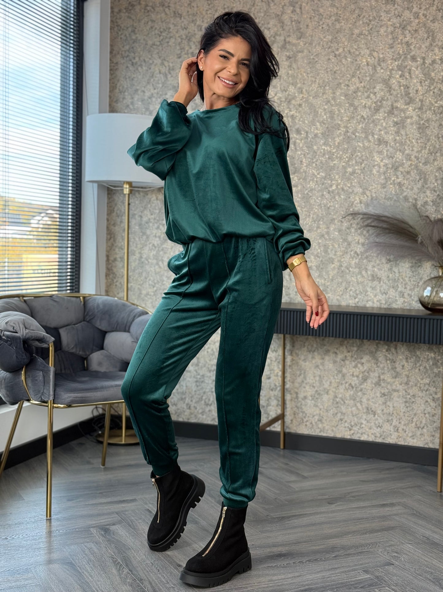 Costum MONA SOFT - Verde Smarald